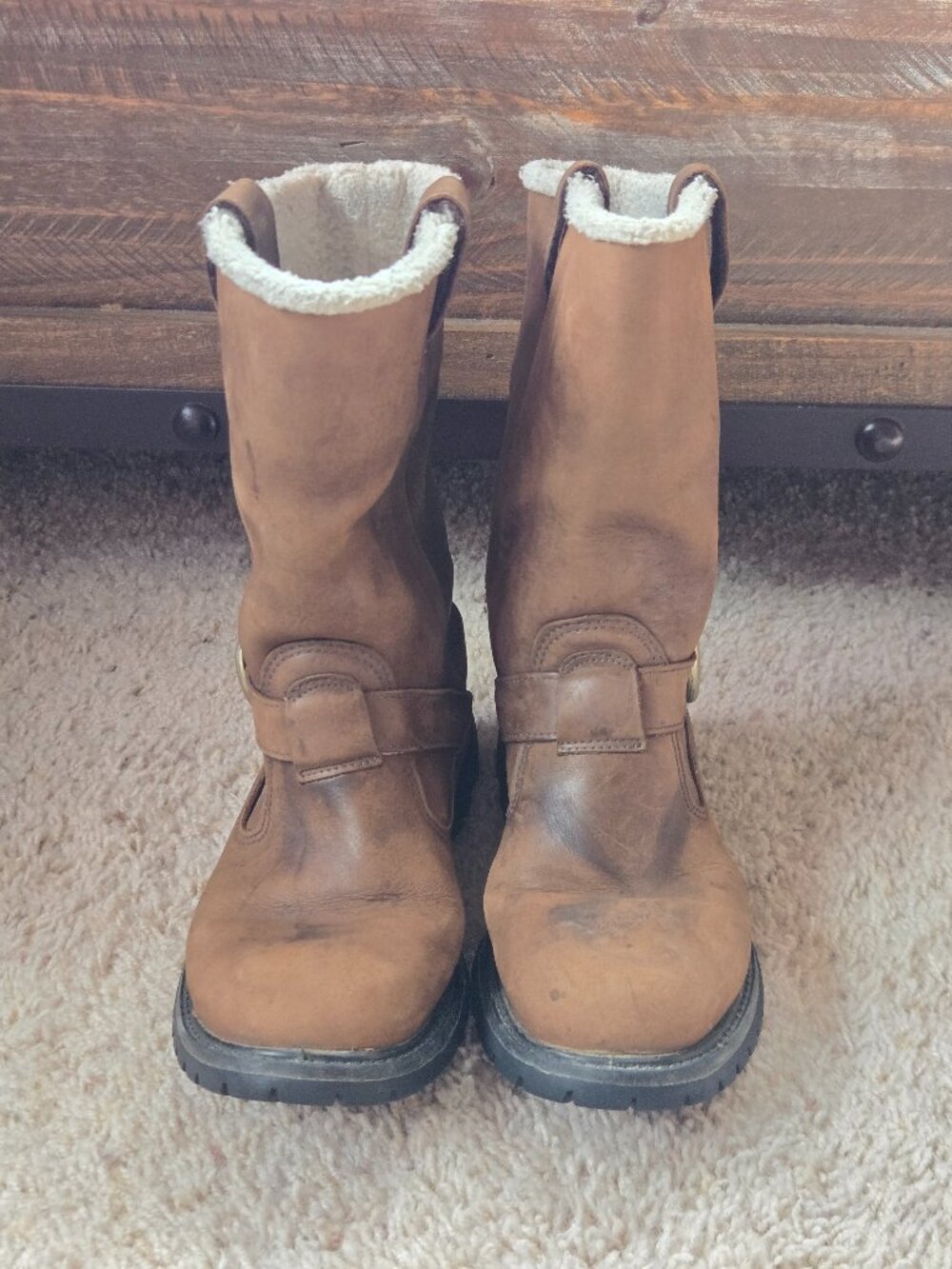 Timberland Nellie Pull-On Waterproof Fur-Lined Boots Women's US Size 8.5